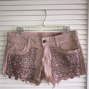 Siwy Camilla Denim Shorts in Pink Moon // Sz 27